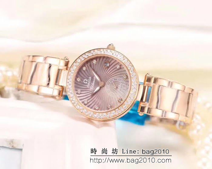 歐米茄OMEGA 時尚水鑽 女士石英腕表 WSS2206